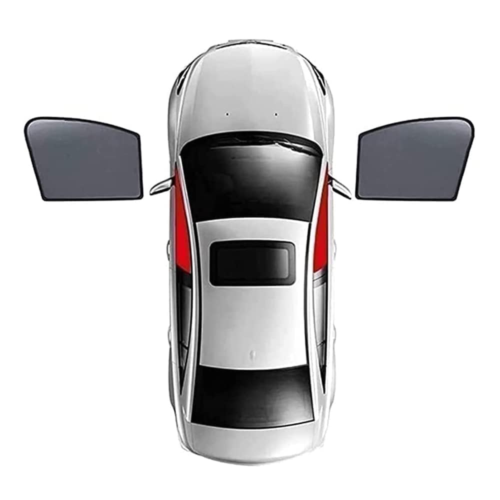 für Mini Cooper F56 2013-2023 Auto Seitenfenster Sonnenschutz,Seitenfenster Sonnenschutz Sichtschutz Vorhang Innenraum Zubehör,A-2pcs Front Window von QziH