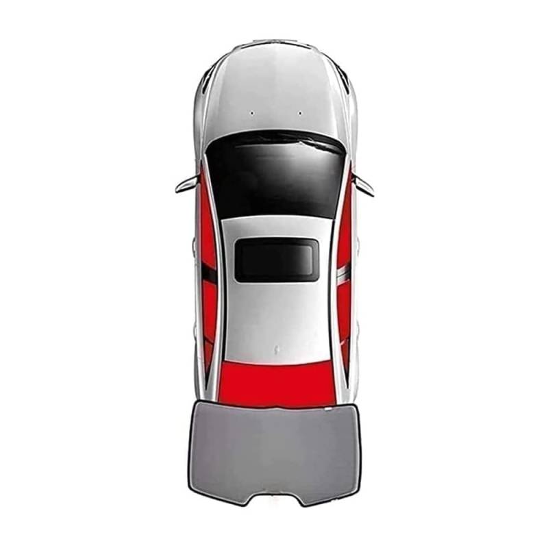 für Mini Cooper F56 2013-2023 Auto Seitenfenster Sonnenschutz,Seitenfenster Sonnenschutz Sichtschutz Vorhang Innenraum Zubehör,G-Rear Windshield von QziH