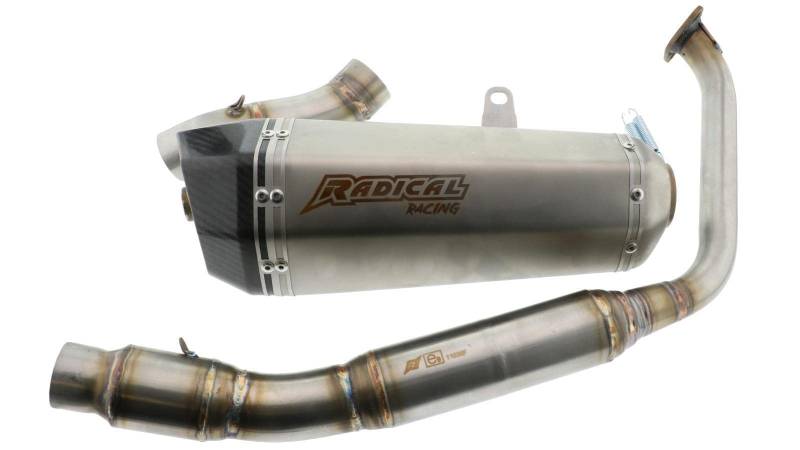 Auspuffanlage Radical Racing GP Pro (Racing Version) passend für Yamaha MT 125 (ab 2021, RE40) AMZ-RR.004.54-RACE.v535 von R RADICAL RACING