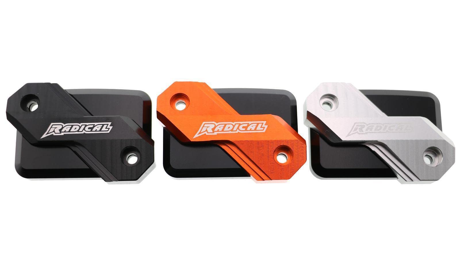 Bremszylinderabdeckung Radical CNC Parts (Orange) passend für KTM RC 125 (2017 bis 2020) AMZ-RR009101-OR.v532 von R RADICAL RACING