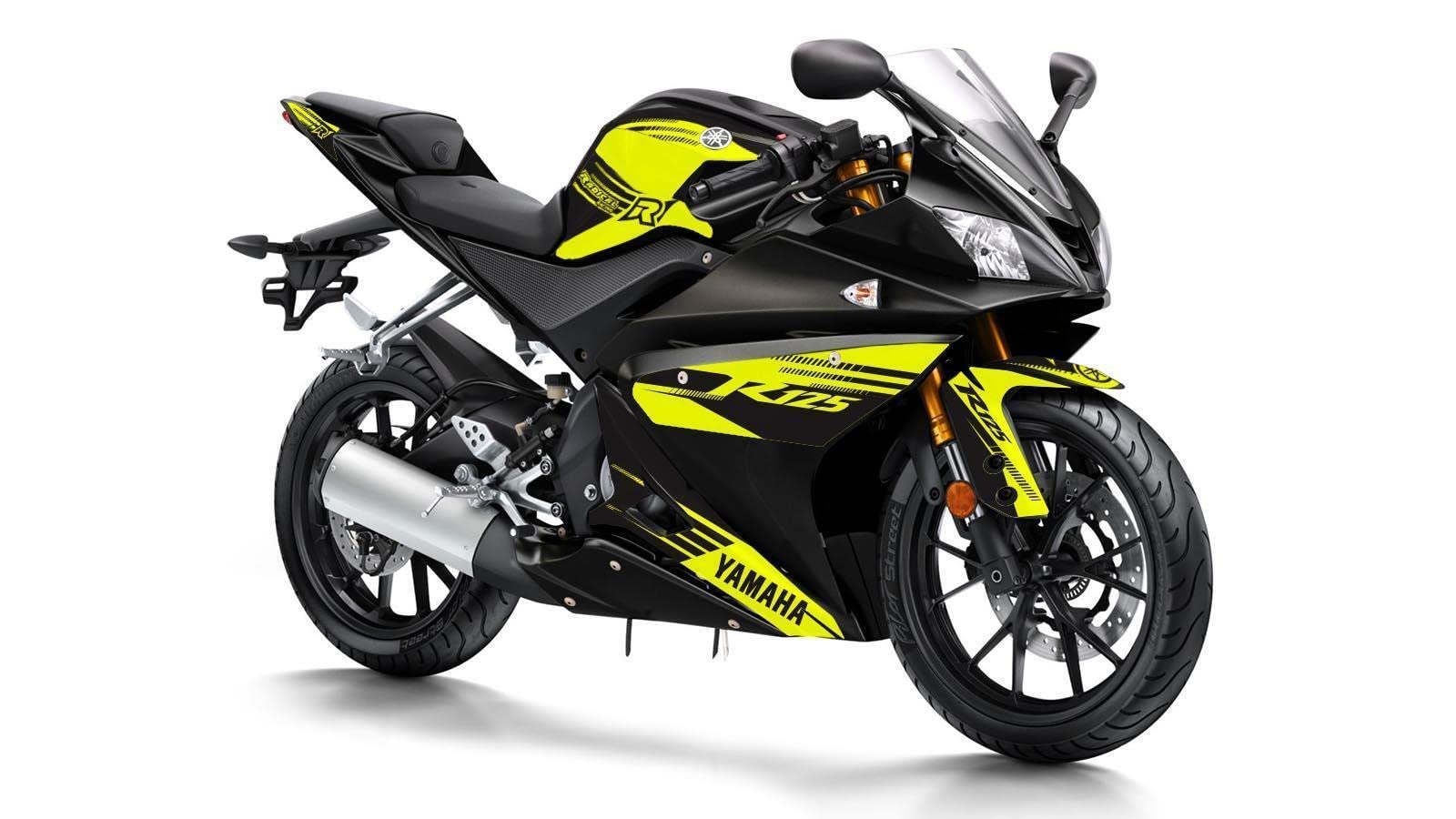 Dekor Radical Racing passend für Yamaha YZF-R 125 (2017 bis 2018, RE29) AMZ-RR.09.0021-V1.v446 von R RADICAL RACING