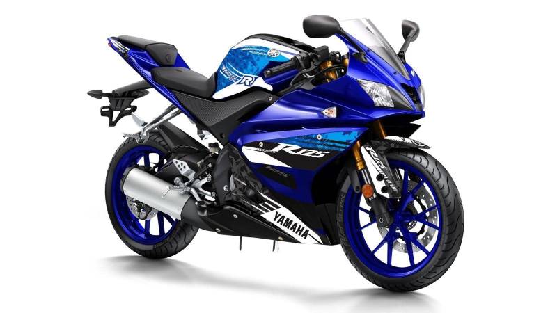 Dekor Radical Racing passend für Yamaha YZF-R 125 (2017 bis 2018, RE29) AMZ-RR.09.0021-V3.v446 von R RADICAL RACING