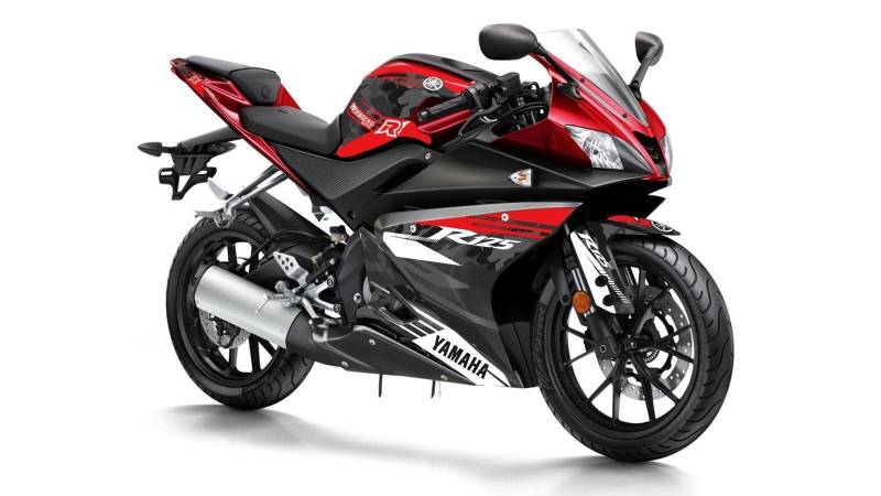 Dekor Radical Racing passend für Yamaha YZF-R125 (2014 bis 2016) AMZ-RR.09.0021-V4.v208 von R RADICAL RACING