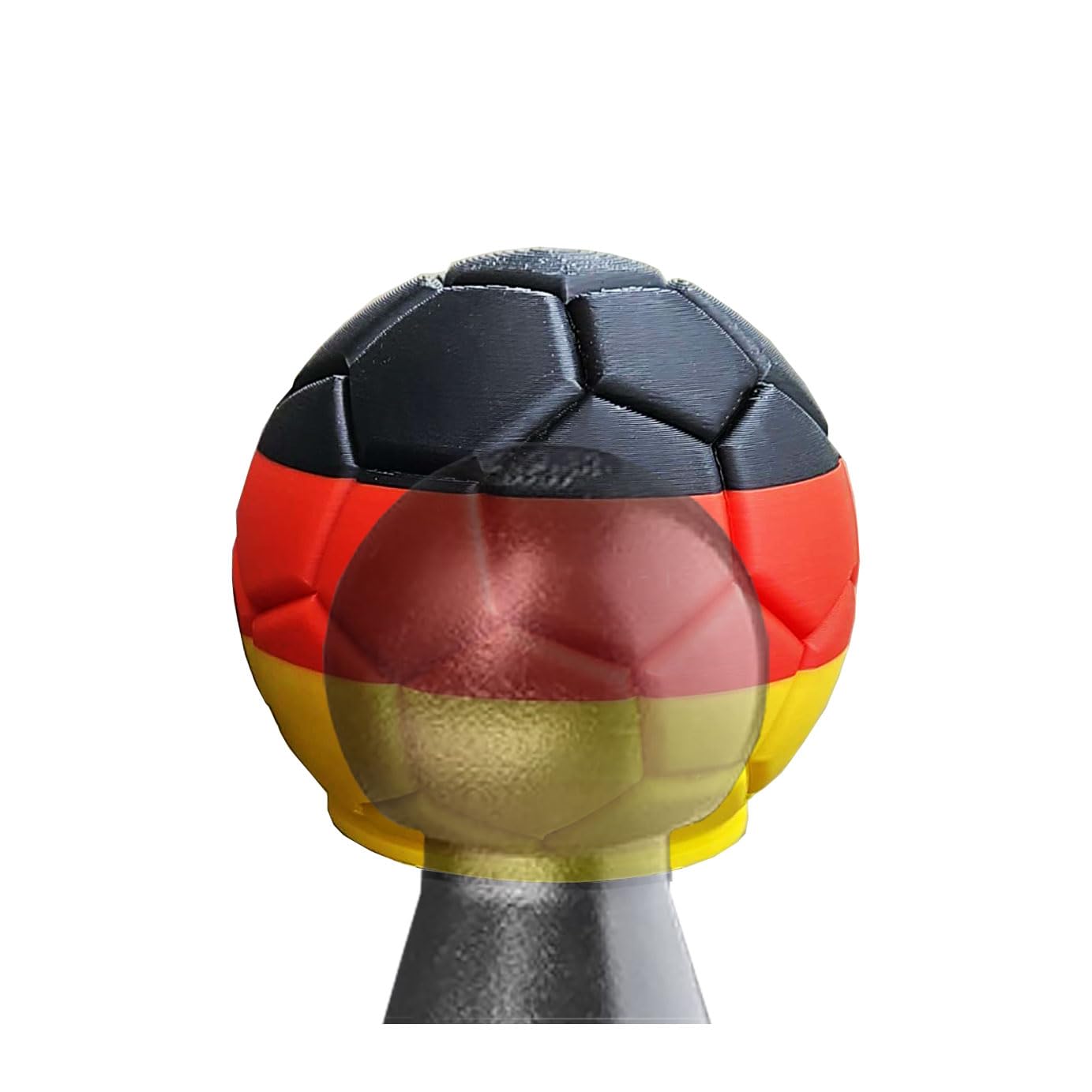 R-Satz Shop Anhängerkupplung Abdeckung Deutschland Fußball Kappe Lustig AHK Kugelschutz Schutzkappe Fanartikel von R-Satz Shop