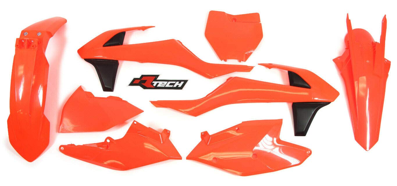 plastikkit KTM SX SXF 2016 / Neon Orange 6 Stück von R-Tech