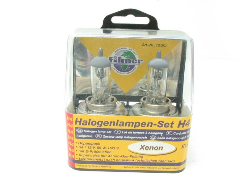 Filmer 16063 Halogenlampen-Set, H4 Xenon Paar von R & C
