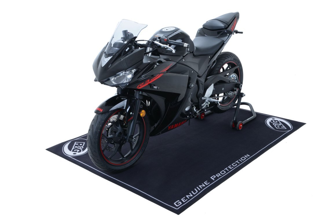 R&G Racing Products GM0002BK Motorrad-Werkstatt-Matte, Schwarz, Größe OS von R&G