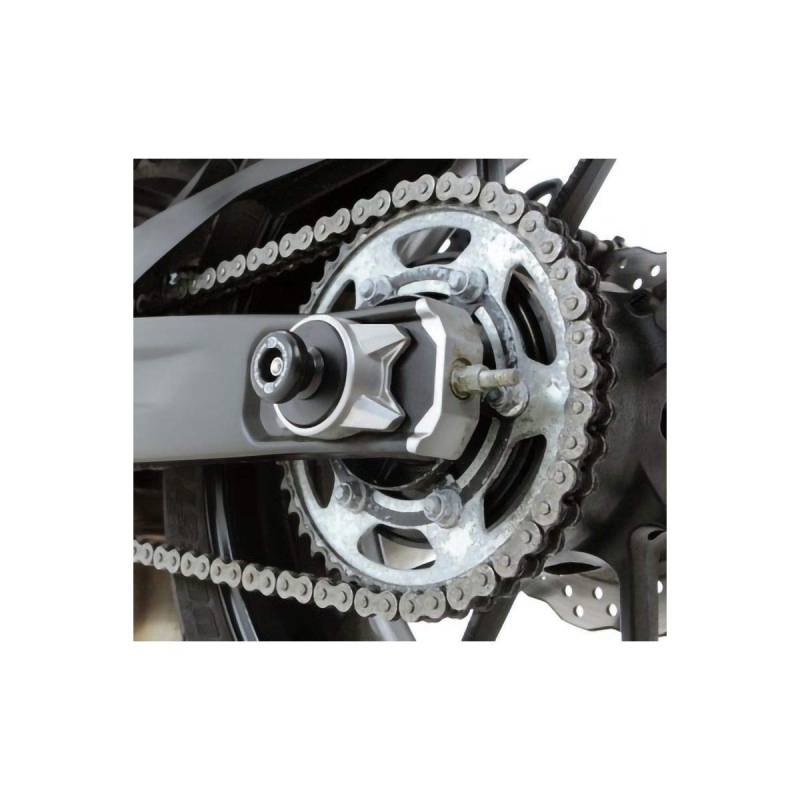 R&G Racing Products Spindle Sliders R&G Rear Wheel AXLE Protectors SS0042BK Yamaha MT-07 / Moto CAGE von R&G