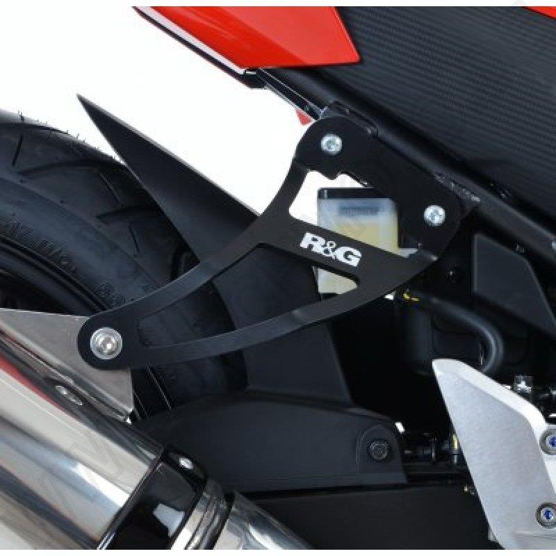 R&G Auspuffhalter Set für Honda CBR 300 R Bj. 2014-2017 inkl. Abdeckung Soziusraste / Aluminium von R&G Racing