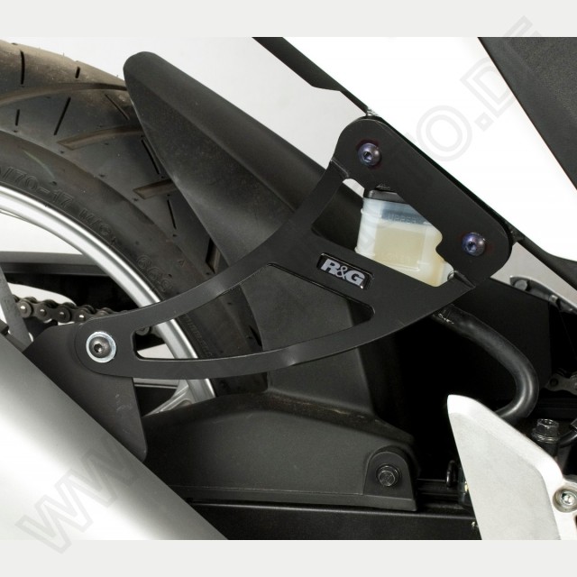 R&G Auspuffhalter für Honda CBR 250 R Baujahr 2011-2015 Aluminium schwarz von R&G Racing