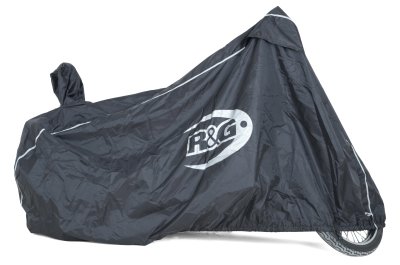 R&G Deluxe Motorrad Outdoor Cover / Faltgarage / Abdeckplane XXL+ für große Tourenbikes & Cruiser von R&G Racing