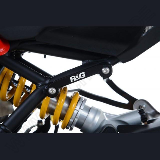 R&G Fußrasten Abdeckung hinten Ducati Monster 1200/SuperSport 939 Bj.2017-2019 Sozius Rastenabdeckung von R&G Racing