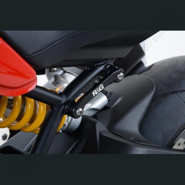 R&G Fußrasten Abdeckung hinten Ducati Monster 1200 R Bj. 2016-2019 Sozius Rastenabdeckung von R&G Racing