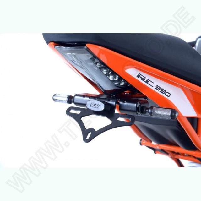 R&G Kennzeichenhalter Heckumbau Aluminium KTM RC 125 / 200 / 390 Bj. 2014-2021 - eintragungsfrei von R&G Racing