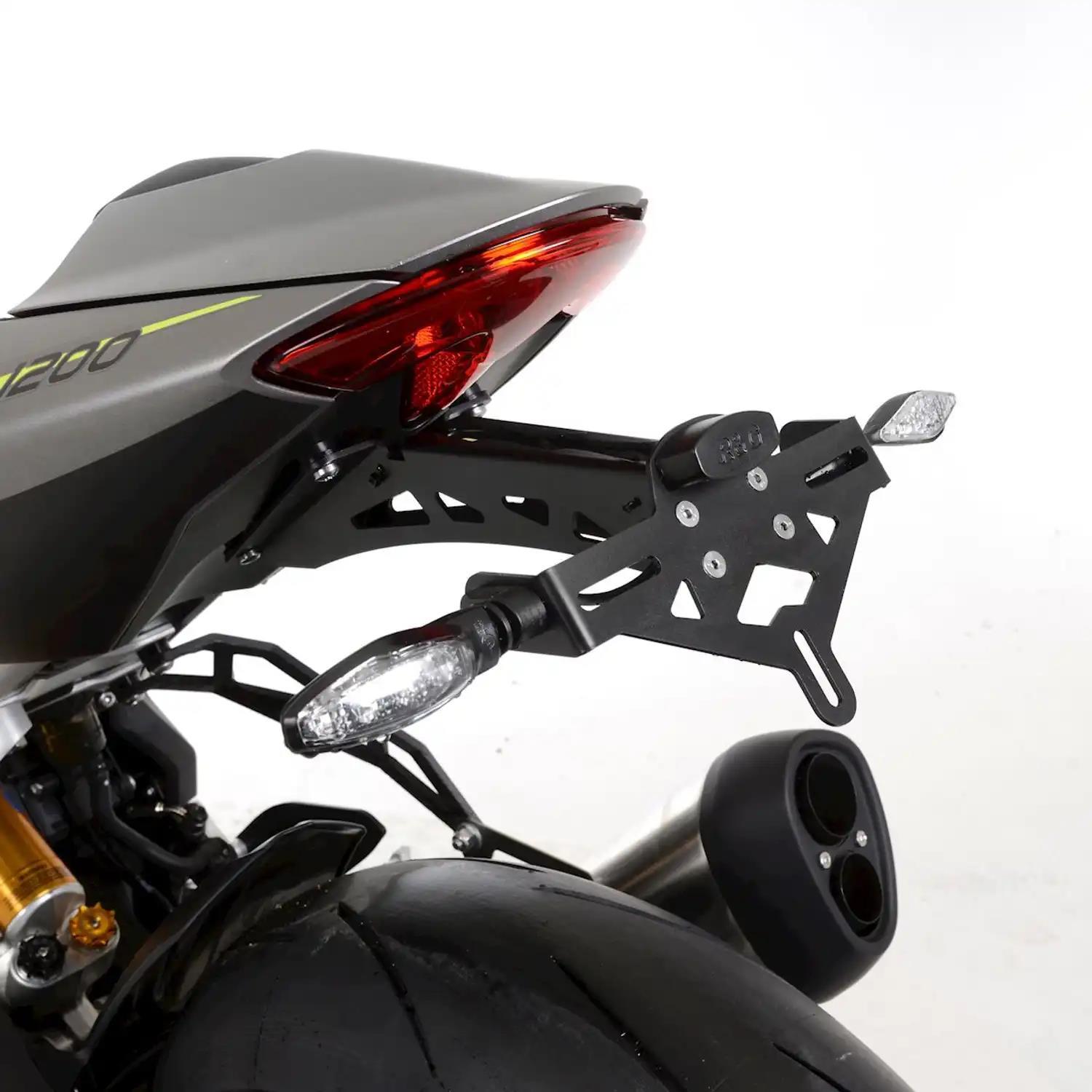 R&G Kennzeichenhalter Heckumbau BLACK Triumph Speed Triple 1200 RS/RR Bj. 2021-2024 plug&play von R&G Racing