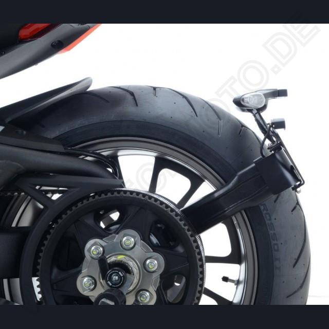 R&G Kennzeichenhalter Heckumbau Ducati Diavel 1260 & XDiavel /S 1260 Bj. 2015-2022 eintragungsfrei von R&G Racing