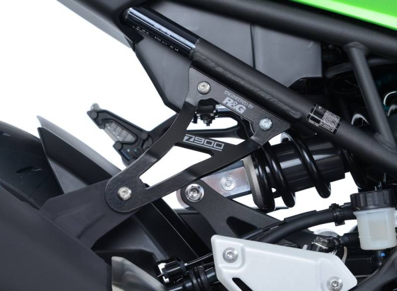 Pfote Befestigungs- Auspuffanlage R&G RACING Schwarz Kawasaki Z900 von R&G