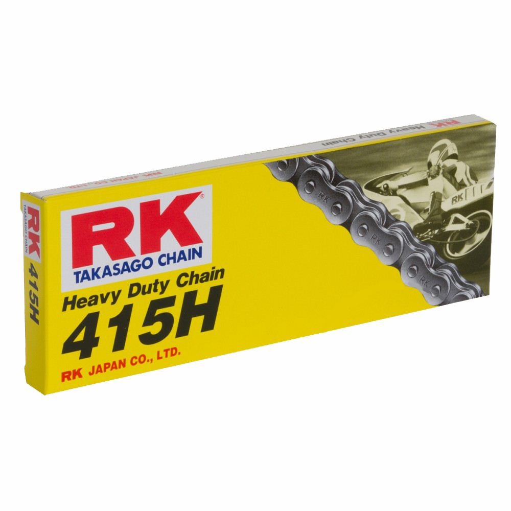 RK Heavy Duty Motorrad Bike Antrieb Kette 415 H (HSB) 134 Glieder mit Split Link von R&K