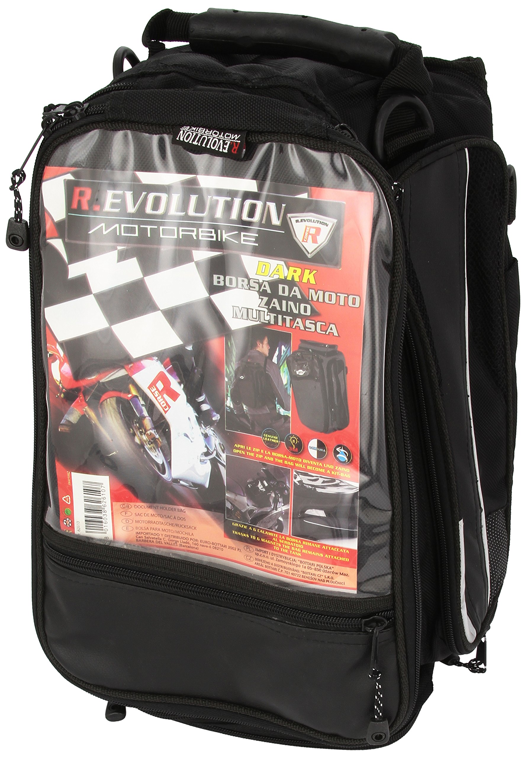 R.evolution Motorbike 62610 Dark Motorrad Tasche/Rucksack, schwarz von R.evolution motorbike