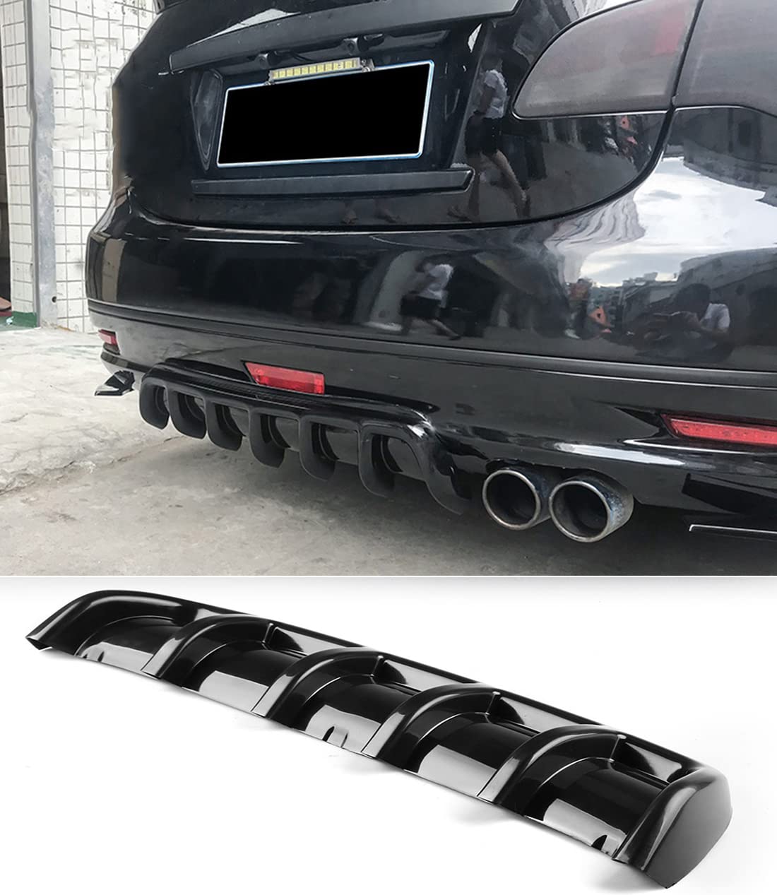 RAJOET Heckkofferraum Spoiler für BMW 1 Series E87 Hatchback 120i 118i m135i 116i 2004-2011, Auto Spoiler Universal, ABS-Material, schnell zu installieren, verbessern die Stabilität des Autos,aBlack von RAJOET