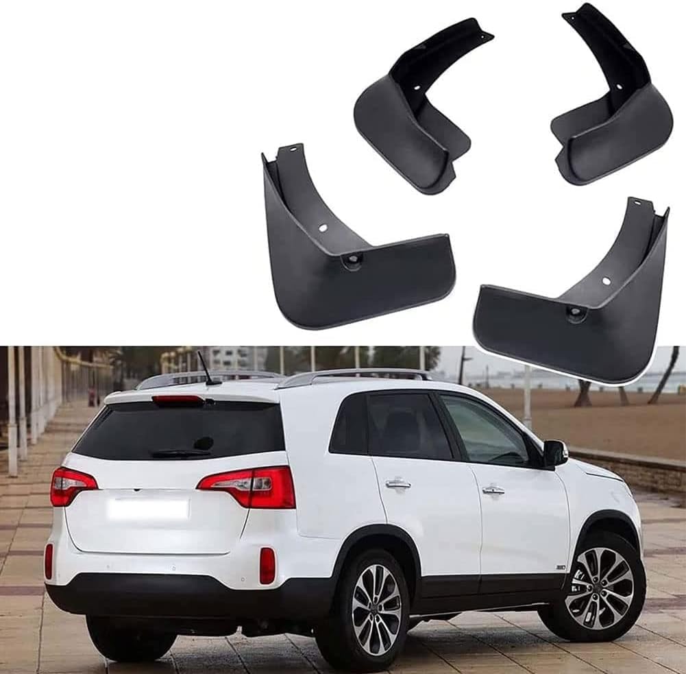 4 StüCk Auto SchmutzfäNger KotflüGel für KIA Sorento 2014 2015, Vorne Hinten Spritzschutz Fender Mud Guard Spritzklappe Mud Flaps Auto-Styling ZubehöR von RAKTDA