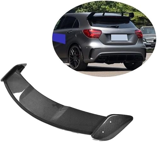 Auto Heckspoiler Spoiler für Benz A-Class W176/Sport/A45 AMG 2013 2014 2015 2016 2017,Kohlefaser Kofferraumdachspoiler Flügel Kofferraumspoiler von RAKTDA