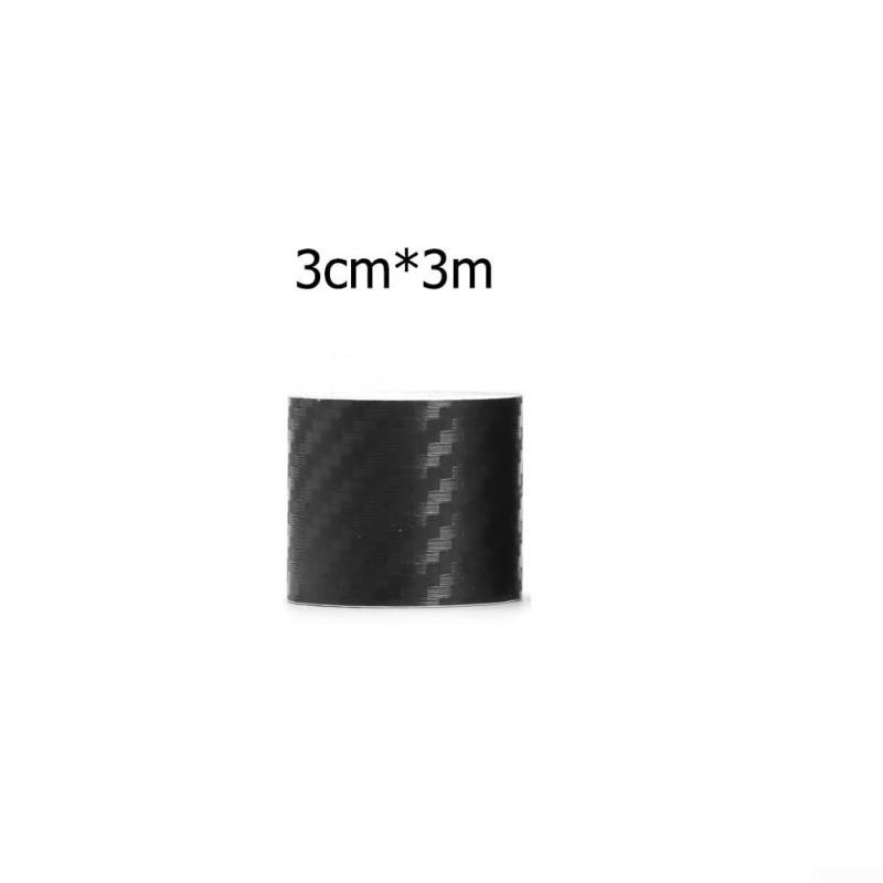 Anti-Kratz-Nano-Kohlefaser-Klebeband für Türschweller, wasserdichter Schutzaufkleber (3 cm x 3 m) von RANRAO