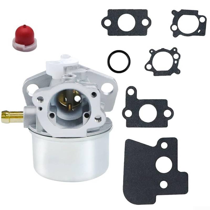 Zuverlässiges Vergaser-Kit für B&S 694202 693909 692648 499617 790120 Intek 7hp OHV, inklusive Dichtungen und Ölblase von RANRAO