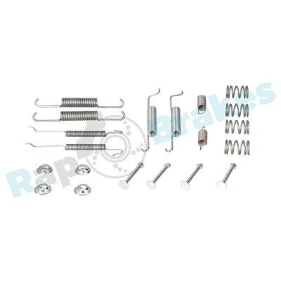 Rap Brakes Zubehörsatz, Bremsbacken [Hersteller-Nr. R-T0020] für Audi, Seat, Skoda, VW von RAP BRAKES