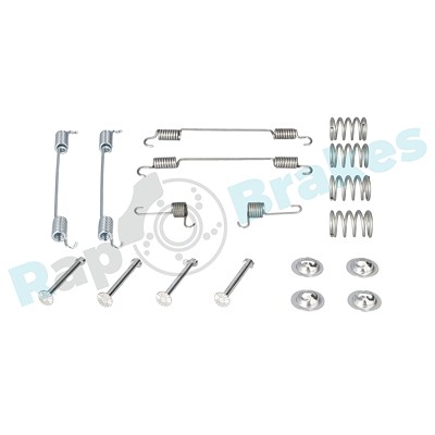 Rap Brakes Zubehörsatz, Bremsbacken [Hersteller-Nr. R-T0038] für Citroën, Dacia, Ds, Lada, Mercedes-Benz, Nissan, Peugeot, Renault von RAP BRAKES