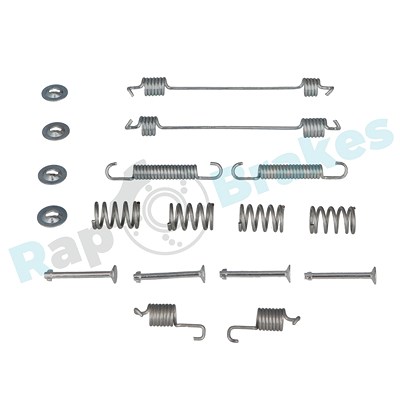 Rap Brakes Zubehörsatz, Bremsbacken [Hersteller-Nr. R-T0157] für Dacia, Fiat, Ford, Lancia, Peugeot, Renault, VW von RAP BRAKES