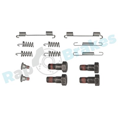 Rap Brakes Zubehörsatz, Bremsbacken [Hersteller-Nr. R-T0168] für Mercedes-Benz von RAP BRAKES