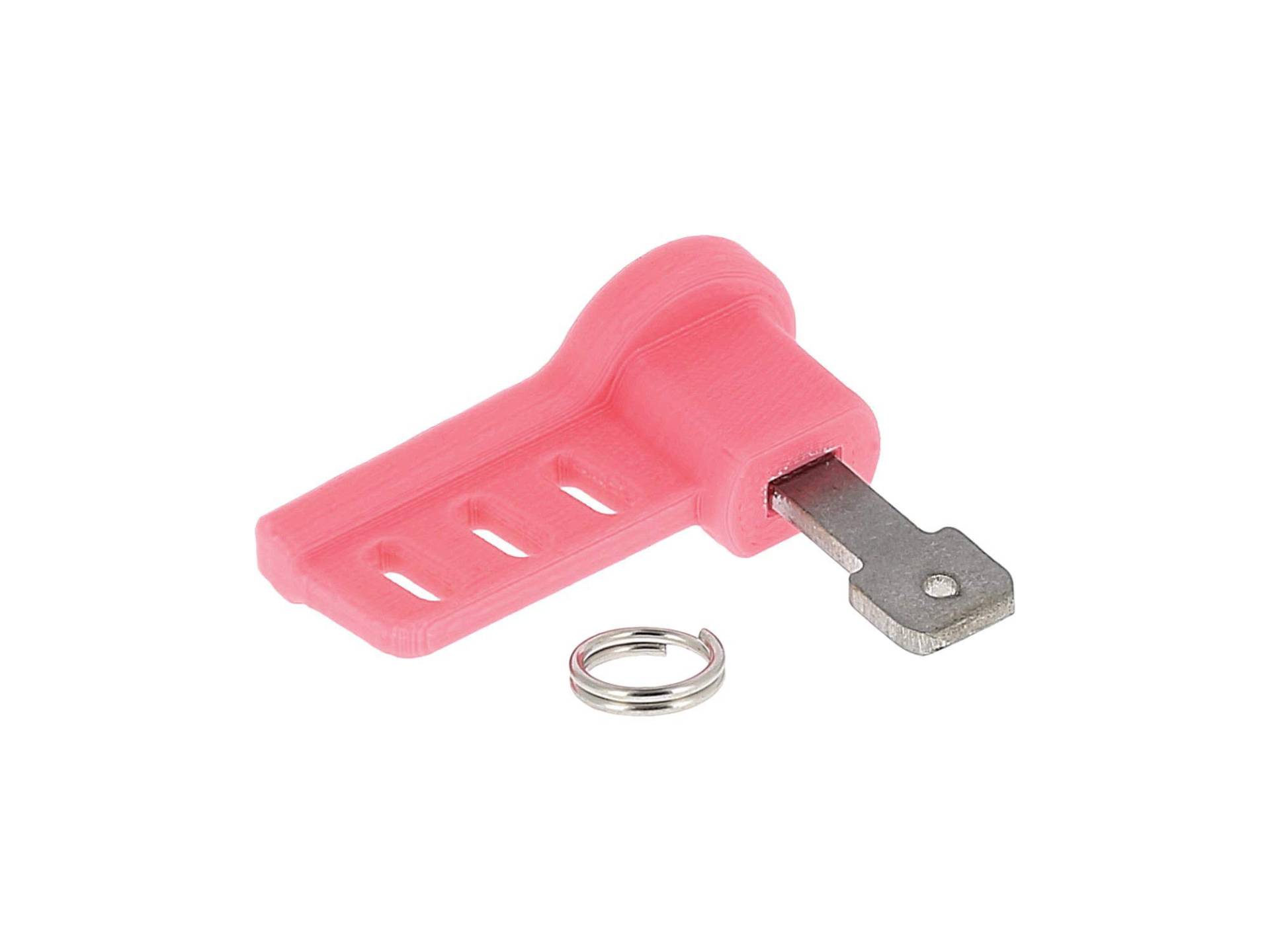 MOTEX Zündschlüssel 3D, Pink - für Simson S50, S51, S70, KR51 Schwalbe, SR4, Duo 4/1 von MOTEX