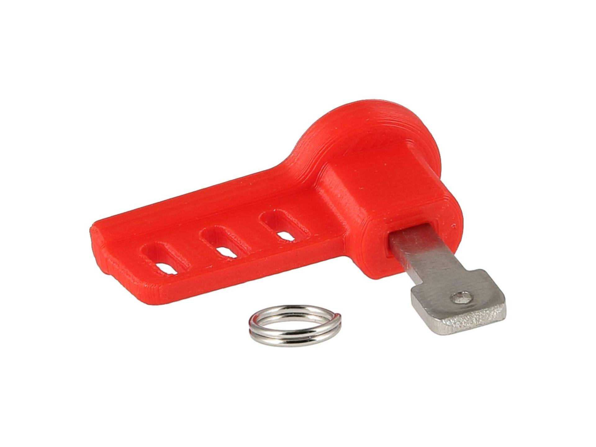 RAPSOL Zündschlüssel 3D, Rot - für Simson S50, S51, S70, KR51 Schwalbe, SR4, Duo 4/1 von MOTEX