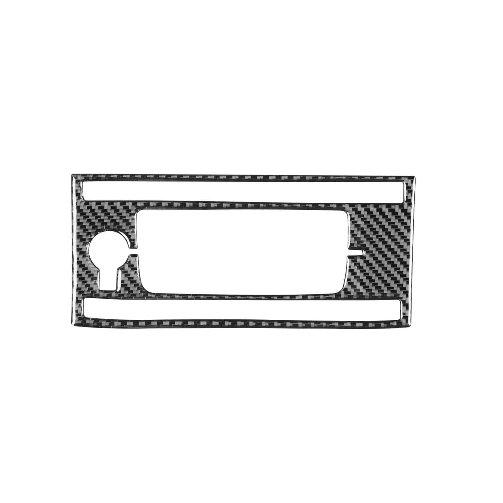 Kompatibel Mit Accord 2014 2015 2016 2017 Zentralsteuerung Lautstärkeregler Knopf Knopf Dekorative Zierabdeckung Autozubehör Kohlefasermuster Mittel Konsole CD-Panel Abdeckung(Black Carbon,LHD) von RAQXOLPB