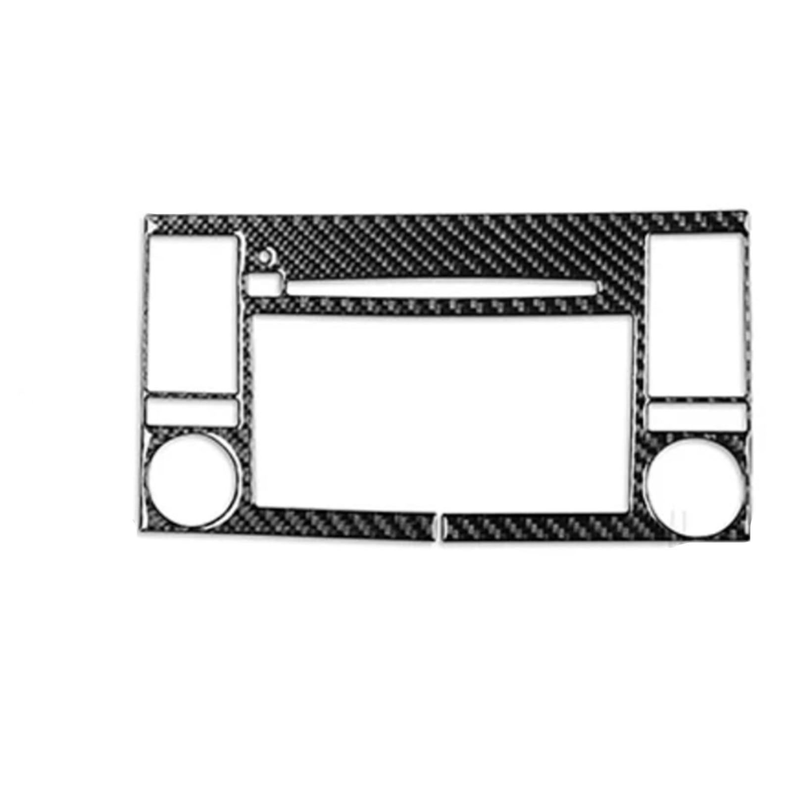 Kompatibel Mit Benz B-Klasse Für W245 2005 2006 2007 2008 2009 2010 2011 Zentralsteuerung Multimedia-Bildschirm CD-Panel-Abdeckung Zieraufkleber Mittel Konsole CD-Panel Abdeckung(Black Carbon,color1) von RAQXOLPB