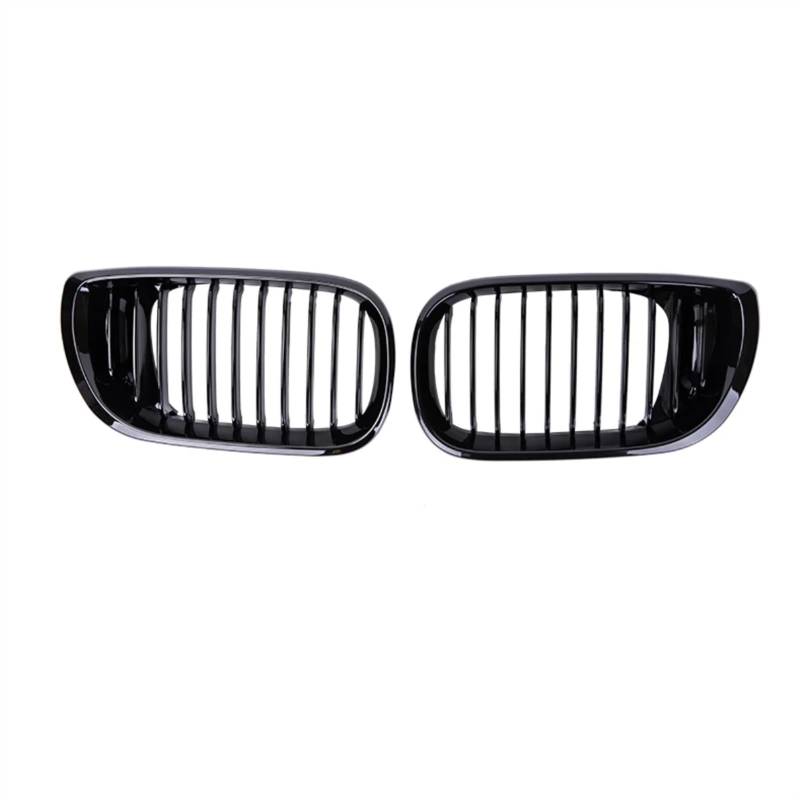 Kühlergrille Passend Kompatibel Mit 3er E46 Touring Limousine 320i 325i 325Xi 330i 330Xi 2002 2003 2004 2005 Auto Frontstoßstange Nieren-Renngitter(Glossy Black) von RAQXOLPB