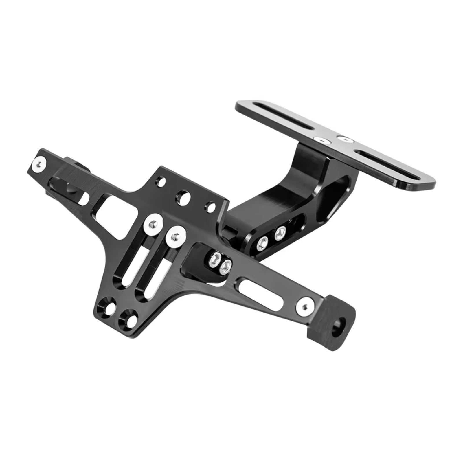 RAQXOLPB Kennzeichenhalter Motorrad Kompatibel Mit CB500X Für CB400 Für CB1000 Für Für Ninja1000 Motorrad-Kennzeichenrahmen-Ersatzkennzeichenhalter(Only Plate Holder) von RAQXOLPB