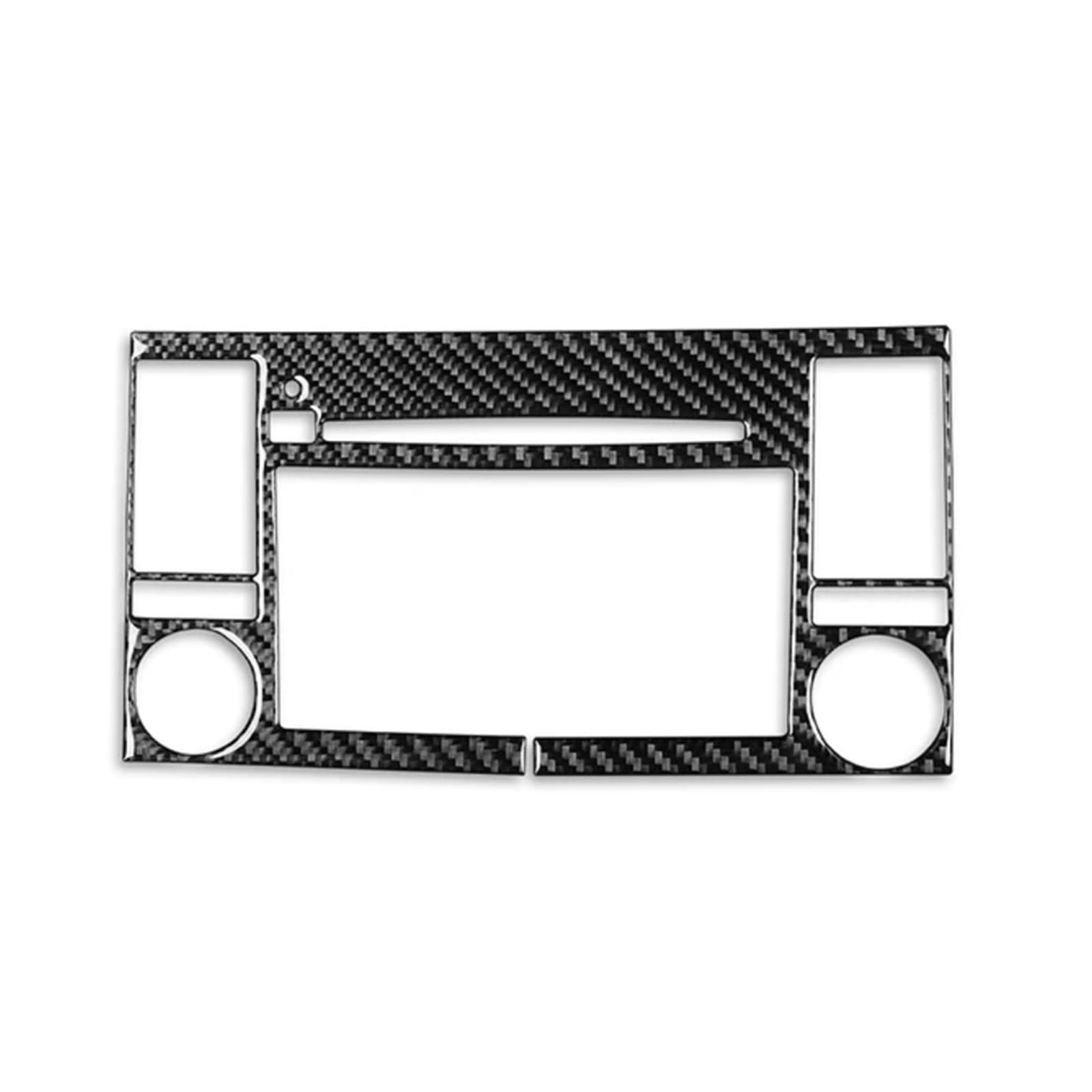 RAQXOLPB Kompatibel Mit Benz B-Klasse Für W245 2009 2010 2011 Armaturenbrett-CD-Panel-Dekorationsabdeckung Zieraufkleber Kohlefasermuster Autoinnenausstattung Mittel Konsole CD-Panel Abdeckung(B) von RAQXOLPB