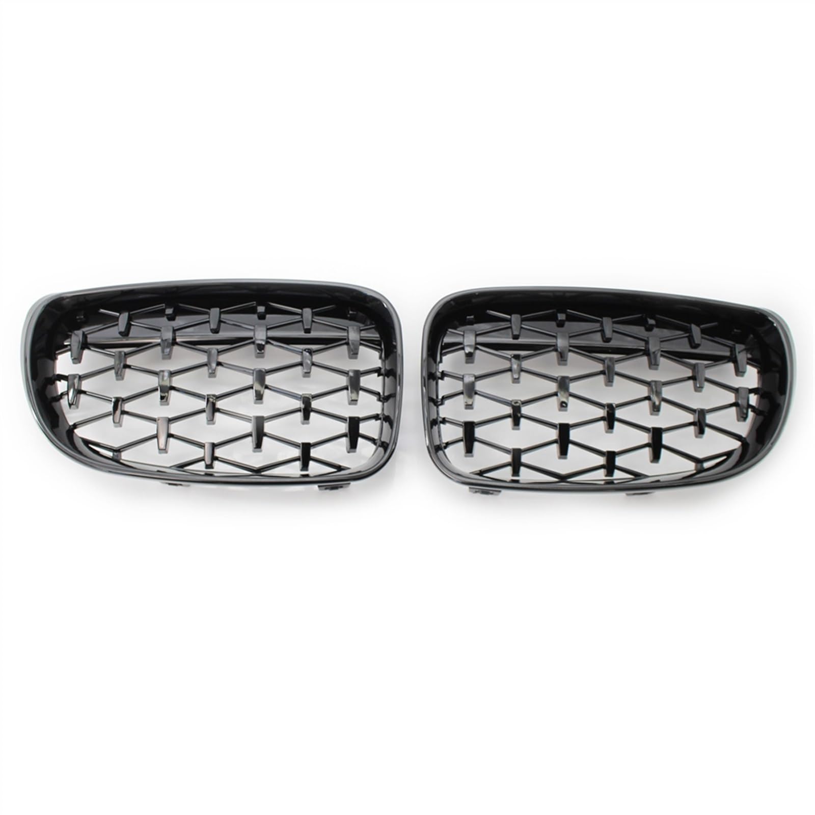 RAQXOLPB Kühlergrille Passend Kompatibel Mit 1er E81 E82 E87 E88 LCI 118i 125i 128i 135i 120i 130i 2007 2008 2009 2010 2011 2012 2013 Vorderer Doppelnierengrill(Black) von RAQXOLPB