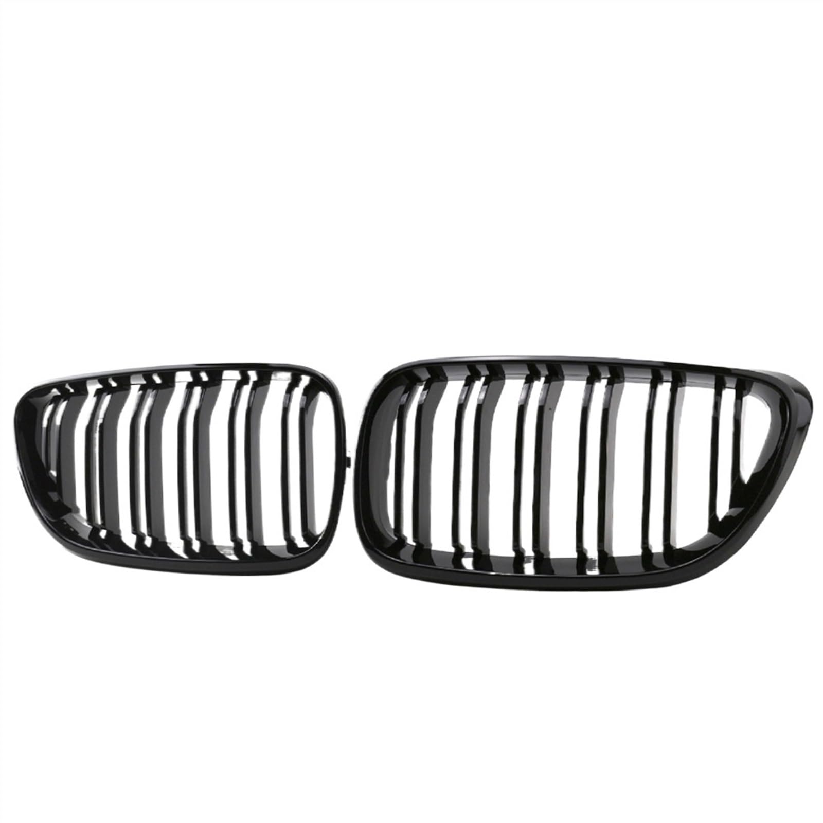 RAQXOLPB Kühlergrille Passend Kompatibel Mit 2er F22 F23 220i 228i 230i M235i F87 M2 2014 2015 2016 2017 2018 Nierengrill Doppellamellengrills Renngitter(Gloss Black) von RAQXOLPB