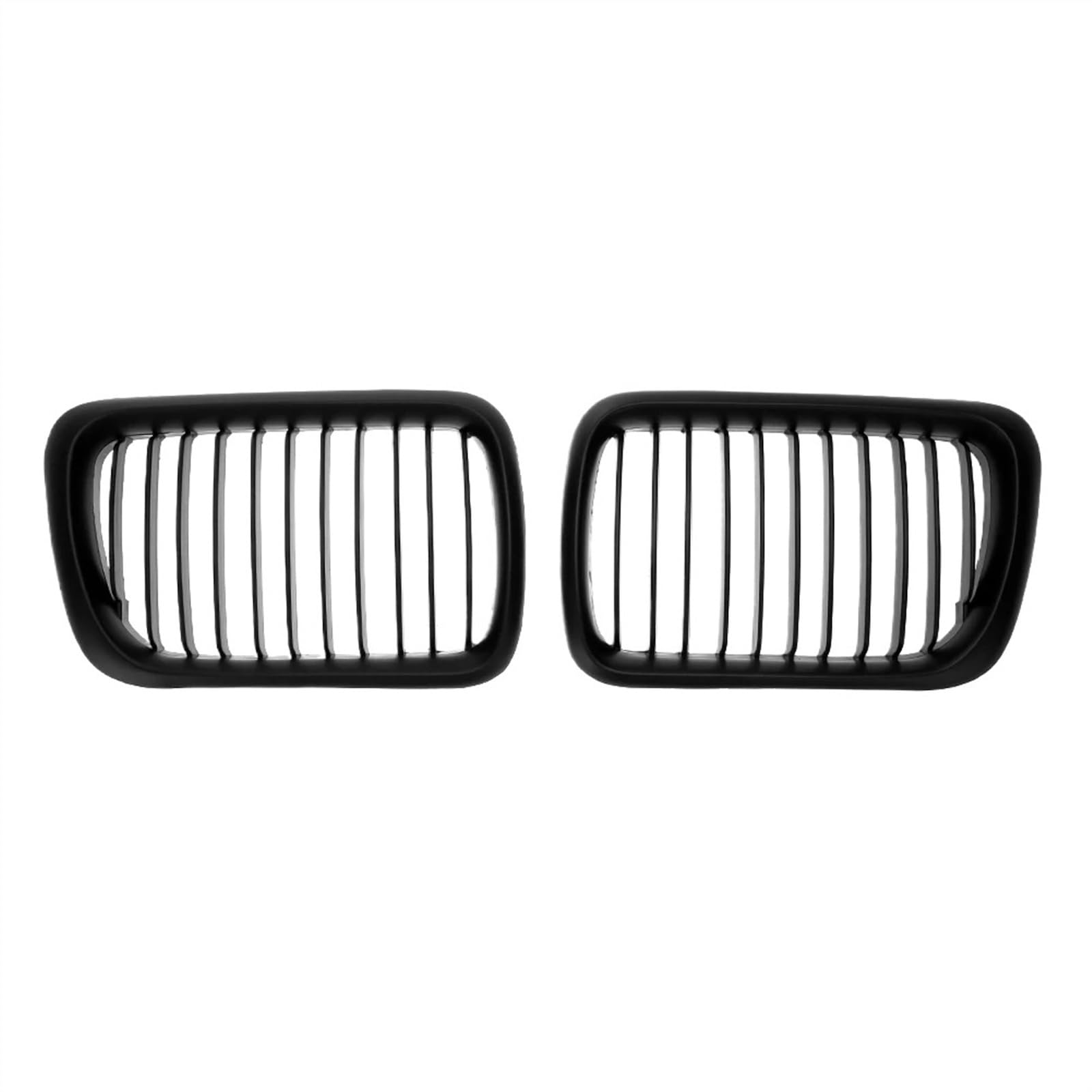 RAQXOLPB Kühlergrille Passend Kompatibel Mit 3er E36 318i 320i 323i 325i 328i 1997 1998 Mattschwarzer Frontgrill Frontstoßstangengrill Haubengrill Ersatz von RAQXOLPB