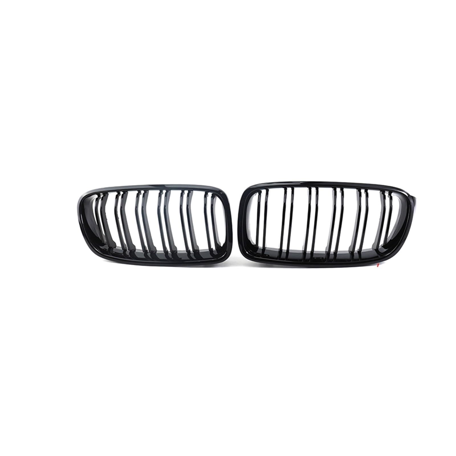 RAQXOLPB Kühlergrille Passend Kompatibel Mit 3er F30 F31 F35 2011 2012 2013 2014 2015 2016 2017 2018 2019 Diamant-Frontstoßstangen-Nierengrill Doppellamelle(Black and Sliver) von RAQXOLPB