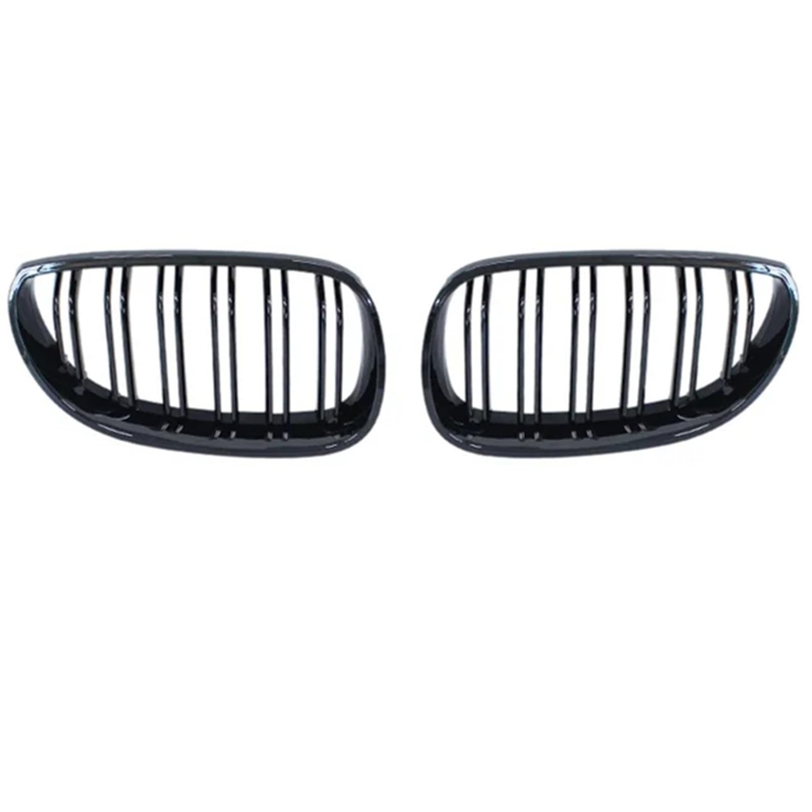 RAQXOLPB Kühlergrille Passend Kompatibel Mit 5 Series E60 E61 Für M5 520i 523i 525i 528i 530i 535i 540i 520d 530d 2003 2004 2005 2006-2010 Auto Front Nierengrill(Double Line Black) von RAQXOLPB