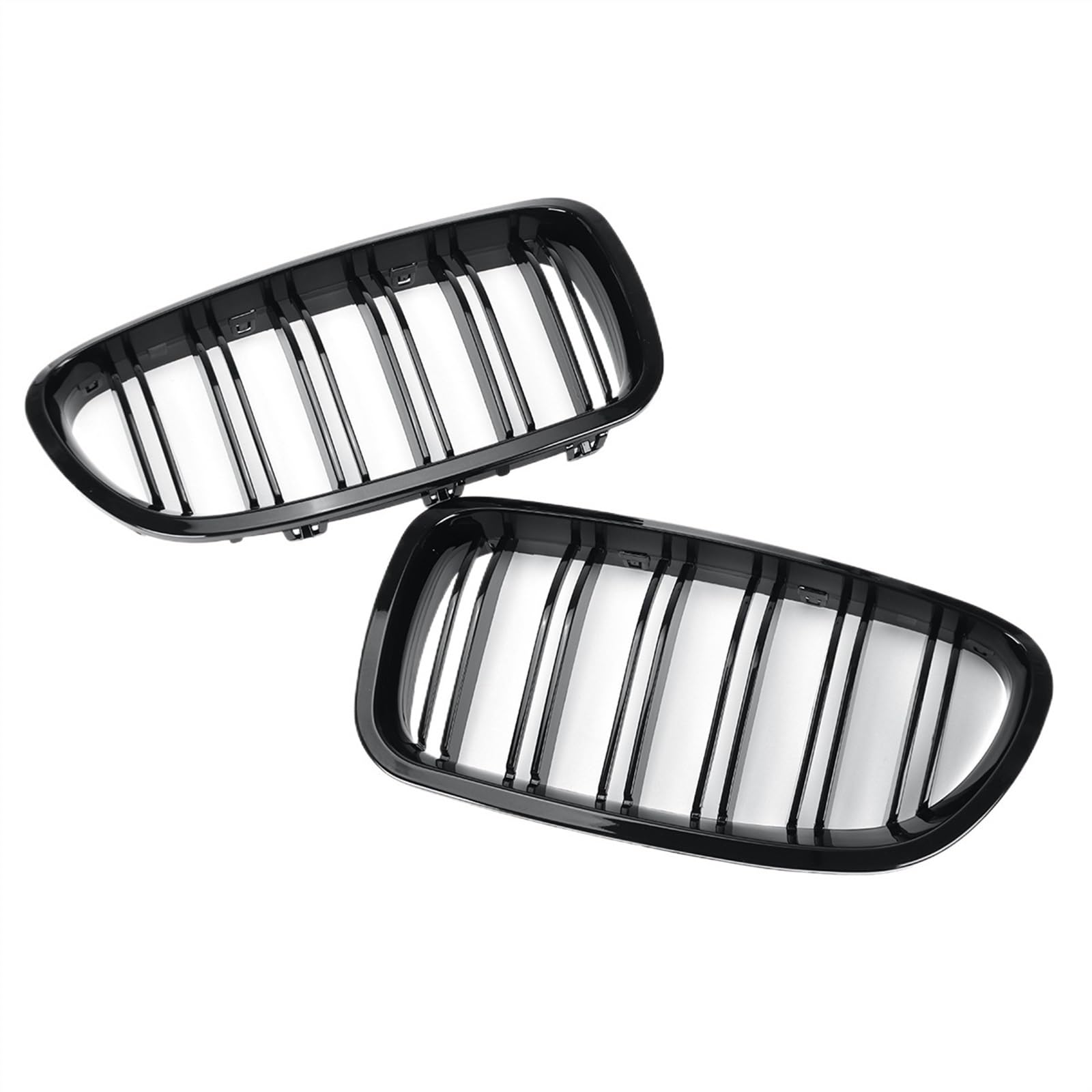 RAQXOLPB Kühlergrille Passend Kompatibel Mit 5er Für M5 F10 F11 F18 2010 2011 2012 2013 2014 2015 2016 2017 Frontniere Doppellamellengrill Kühlergrill Renngrills von RAQXOLPB