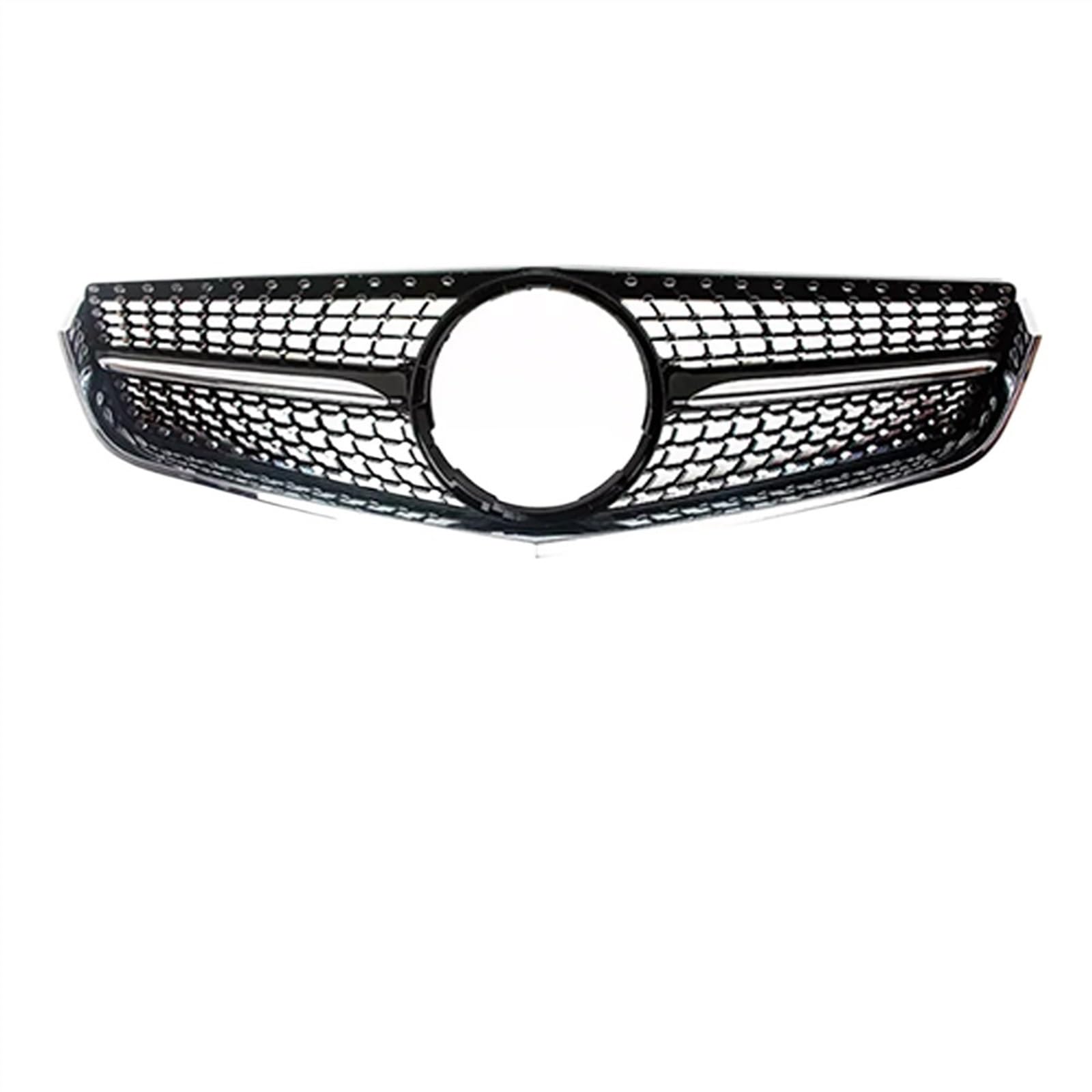 RAQXOLPB Kühlergrille Passend Kompatibel Mit Benz Für E-Klasse C207 W207 A207 2009 2010 2011 2012. Frontstoßstangengrill, Einlassgitter, Kühlergrill, Renngitter, Facelift(Diamond Black) von RAQXOLPB