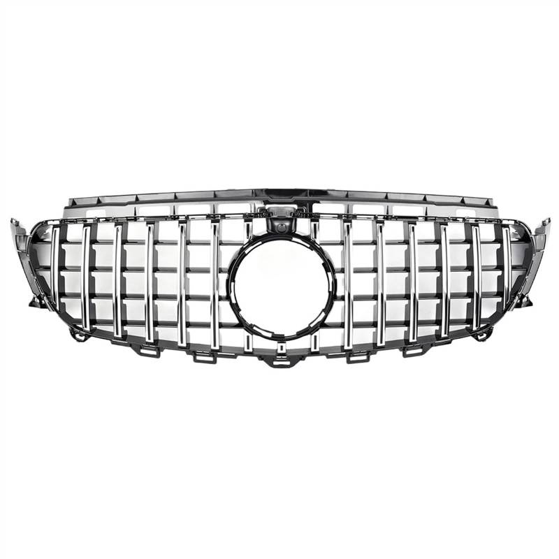 RAQXOLPB Kühlergrille Passend Kompatibel Mit Benz Für E-Klasse W213 C238 E180 E200 E220 E300 E350 E400 E450 2016 2017 2018 2019 Auto-Stoßstangengitter Fronteinlass Renngitter(Silver,for GT) von RAQXOLPB