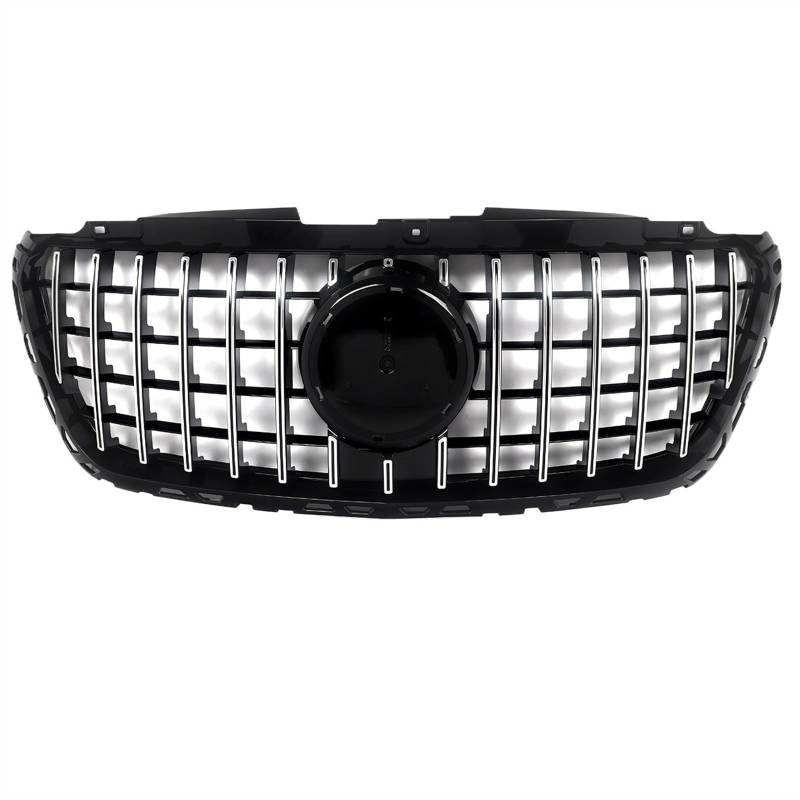 RAQXOLPB Kühlergrille Passend Kompatibel Mit Benz Für Sprinter W907 W910 2018 2019 2020 2021 2022 2023 GT Style Frontgrill Auto Frontstoßstangengrill von RAQXOLPB