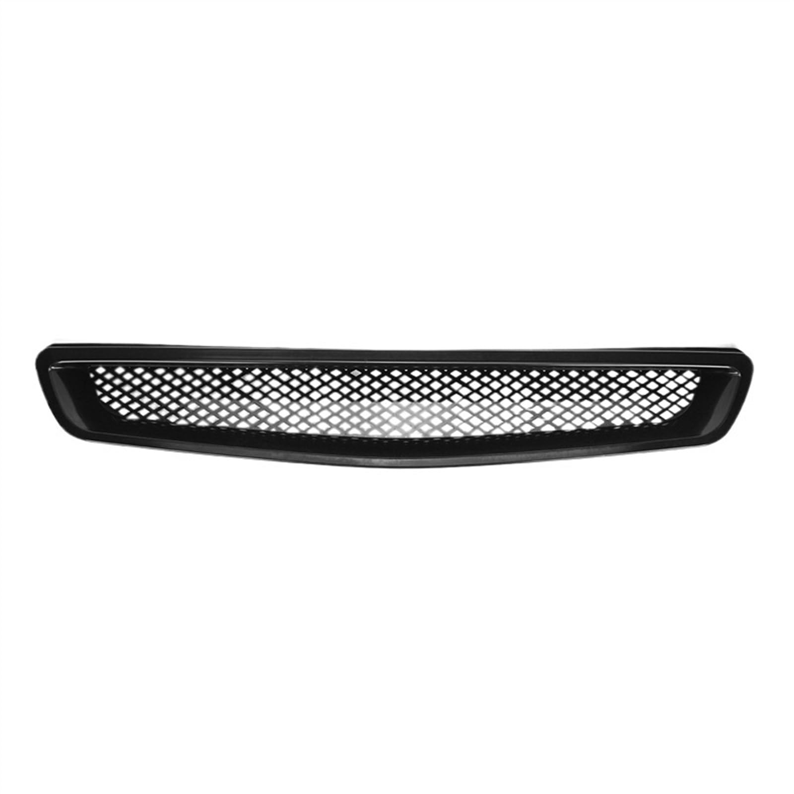 RAQXOLPB Kühlergrille Passend Kompatibel Mit Civic Für EK CX Für DX EX HX LX 1999 2000 Glänzend Schwarz Front Stoßstange Haube Mesh Grill Racing Grille Auto Front Kühlergrill von RAQXOLPB