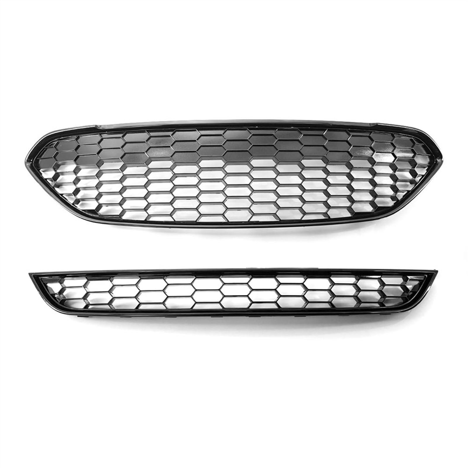 RAQXOLPB Kühlergrille Passend Kompatibel Mit Ford Für Fiesta Zetec-S 2013 2014 2015 2016 2017 Auto Frontstoßstange Mittelgrill Auto Frontkühlergrill Frontgrillabdeckung(Lower Central Grille) von RAQXOLPB